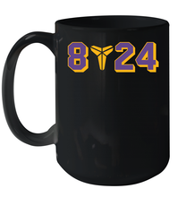 Load image into Gallery viewer, Kobe Bryant Black Mamba 8 24 Lakers Ceramic Mug 15oz