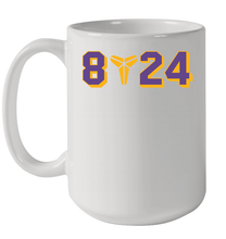 Load image into Gallery viewer, Kobe Bryant Black Mamba 8 24 Lakers Ceramic Mug 15oz