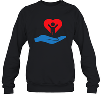 Load image into Gallery viewer, Family Shirt My Hand Heart Autism Awareness Sweatshirt