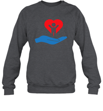 Load image into Gallery viewer, Family Shirt My Hand Heart Autism Awareness Sweatshirt