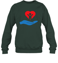 Load image into Gallery viewer, Family Shirt My Hand Heart Autism Awareness Sweatshirt