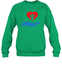 Load image into Gallery viewer, Family Shirt My Hand Heart Autism Awareness Sweatshirt