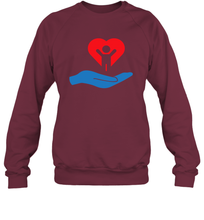 Load image into Gallery viewer, Family Shirt My Hand Heart Autism Awareness Sweatshirt