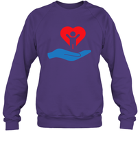 Load image into Gallery viewer, Family Shirt My Hand Heart Autism Awareness Sweatshirt