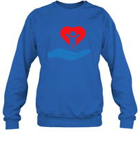 Load image into Gallery viewer, Family Shirt My Hand Heart Autism Awareness Sweatshirt