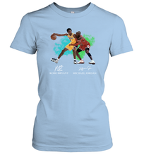 Load image into Gallery viewer, Kobe Bryant And Michael Jordan Signatures Graphic Women's T-Shirt