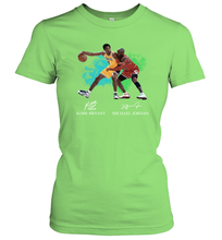 Load image into Gallery viewer, Kobe Bryant And Michael Jordan Signatures Graphic Women's T-Shirt