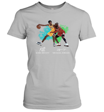 Load image into Gallery viewer, Kobe Bryant And Michael Jordan Signatures Graphic Women's T-Shirt