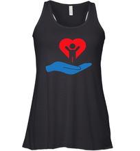 Load image into Gallery viewer, Family Shirt My Hand Heart Autism Awareness Racerback Tank