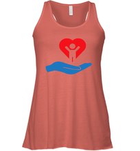 Load image into Gallery viewer, Family Shirt My Hand Heart Autism Awareness Racerback Tank