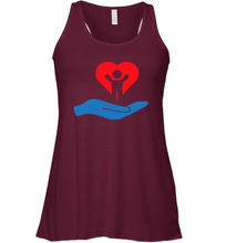 Load image into Gallery viewer, Family Shirt My Hand Heart Autism Awareness Racerback Tank