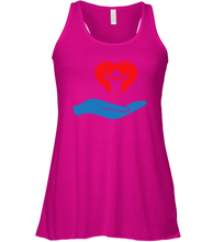 Load image into Gallery viewer, Family Shirt My Hand Heart Autism Awareness Racerback Tank