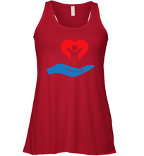 Load image into Gallery viewer, Family Shirt My Hand Heart Autism Awareness Racerback Tank
