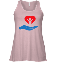 Load image into Gallery viewer, Family Shirt My Hand Heart Autism Awareness Racerback Tank