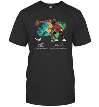 Load image into Gallery viewer, Kobe Bryant And Michael Jordan Signatures Graphic T-Shirt