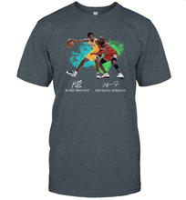 Load image into Gallery viewer, Kobe Bryant And Michael Jordan Signatures Graphic T-Shirt