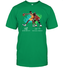 Load image into Gallery viewer, Kobe Bryant And Michael Jordan Signatures Graphic T-Shirt