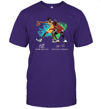 Load image into Gallery viewer, Kobe Bryant And Michael Jordan Signatures Graphic T-Shirt