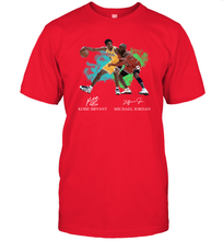 Load image into Gallery viewer, Kobe Bryant And Michael Jordan Signatures Graphic T-Shirt