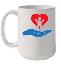 Load image into Gallery viewer, Family Shirt My Hand Heart Autism Awareness Ceramic Mug 15oz