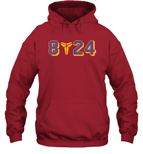 Kobe Bryant Black Mamba 8 24 Lakers Hoodie ROMANER STORE