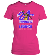Load image into Gallery viewer, Kobe Bryant Black Mamba 24 NBA Legend Live Forever Women's T-Shirt