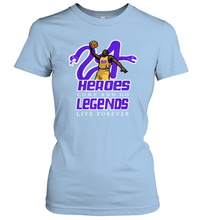 Load image into Gallery viewer, Kobe Bryant Black Mamba 24 NBA Legend Live Forever Women's T-Shirt