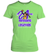 Load image into Gallery viewer, Kobe Bryant Black Mamba 24 NBA Legend Live Forever Women's T-Shirt