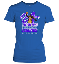 Load image into Gallery viewer, Kobe Bryant Black Mamba 24 NBA Legend Live Forever Women's T-Shirt