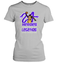 Load image into Gallery viewer, Kobe Bryant Black Mamba 24 NBA Legend Live Forever Women's T-Shirt