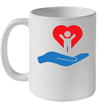 Load image into Gallery viewer, Family Shirt My Hand Heart Autism Awareness Ceramic Mug 11oz