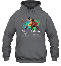 Load image into Gallery viewer, Kobe Bryant And Michael Jordan Signatures Graphic Hoodie