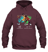 Load image into Gallery viewer, Kobe Bryant And Michael Jordan Signatures Graphic Hoodie
