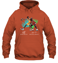 Load image into Gallery viewer, Kobe Bryant And Michael Jordan Signatures Graphic Hoodie