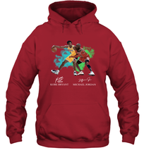 Load image into Gallery viewer, Kobe Bryant And Michael Jordan Signatures Graphic Hoodie