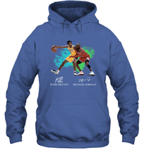Load image into Gallery viewer, Kobe Bryant And Michael Jordan Signatures Graphic Hoodie