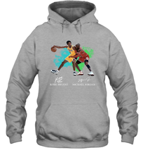 Load image into Gallery viewer, Kobe Bryant And Michael Jordan Signatures Graphic Hoodie