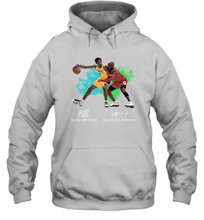 Load image into Gallery viewer, Kobe Bryant And Michael Jordan Signatures Graphic Hoodie