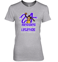 Load image into Gallery viewer, Kobe Bryant Black Mamba 24 NBA Legend Live Forever Premium Women's T-Shirt