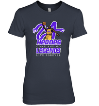 Load image into Gallery viewer, Kobe Bryant Black Mamba 24 NBA Legend Live Forever Premium Women's T-Shirt