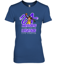 Load image into Gallery viewer, Kobe Bryant Black Mamba 24 NBA Legend Live Forever Premium Women's T-Shirt