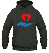 Load image into Gallery viewer, Family Shirt My Hand Heart Autism Awareness Hoodie