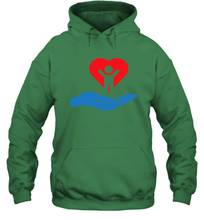 Load image into Gallery viewer, Family Shirt My Hand Heart Autism Awareness Hoodie