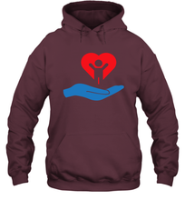 Load image into Gallery viewer, Family Shirt My Hand Heart Autism Awareness Hoodie