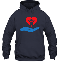 Load image into Gallery viewer, Family Shirt My Hand Heart Autism Awareness Hoodie