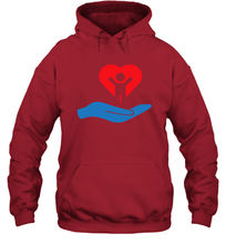 Load image into Gallery viewer, Family Shirt My Hand Heart Autism Awareness Hoodie