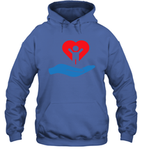Load image into Gallery viewer, Family Shirt My Hand Heart Autism Awareness Hoodie