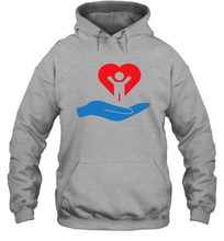 Load image into Gallery viewer, Family Shirt My Hand Heart Autism Awareness Hoodie