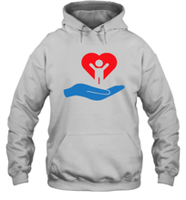 Load image into Gallery viewer, Family Shirt My Hand Heart Autism Awareness Hoodie