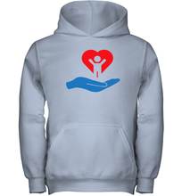 Load image into Gallery viewer, Family Shirt My Hand Heart Autism Awareness Youth Hoodie
